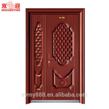 Steel Door Material and Exterior Position Twin Doors